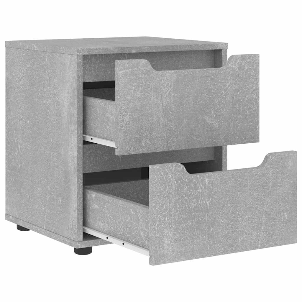 vidaXL Noptiera "VISNES" Beton Gri 45x40x50 cm Lemn prelucrat vidaXL Noptiera "VISNES" Beton Gri 45x40x50 cm Lemn prelucrat