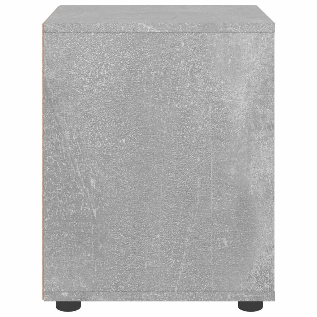 vidaXL Noptiera "VISNES" Beton Gri 45x40x50 cm Lemn prelucrat vidaXL Noptiera "VISNES" Beton Gri 45x40x50 cm Lemn prelucrat