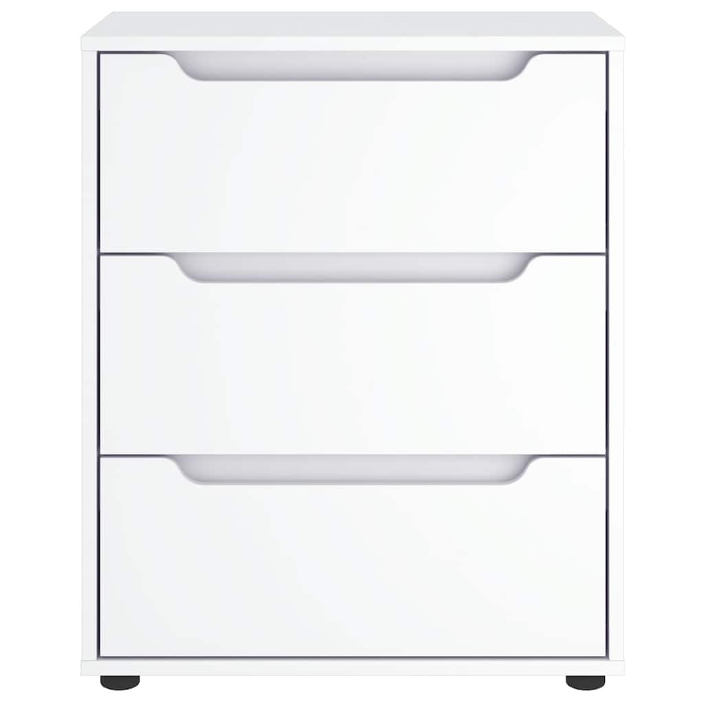 vidaXL Bufetă „VISNES” alb 60x40x73 cm lemn prelucrat vidaXL Bufetă „VISNES” alb 60x40x73 cm lemn prelucrat