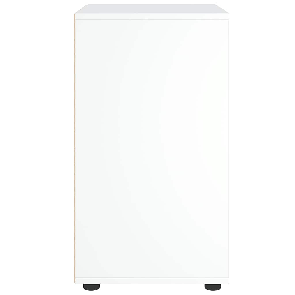 vidaXL Bufetă „VISNES” alb 60x40x73 cm lemn prelucrat vidaXL Bufetă „VISNES” alb 60x40x73 cm lemn prelucrat