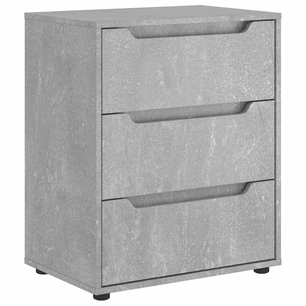 vidaXL Bufetă „VISNES” Gri beton 60x40x73 cm Lemn prelucrat vidaXL Bufetă „VISNES” Gri beton 60x40x73 cm Lemn prelucrat