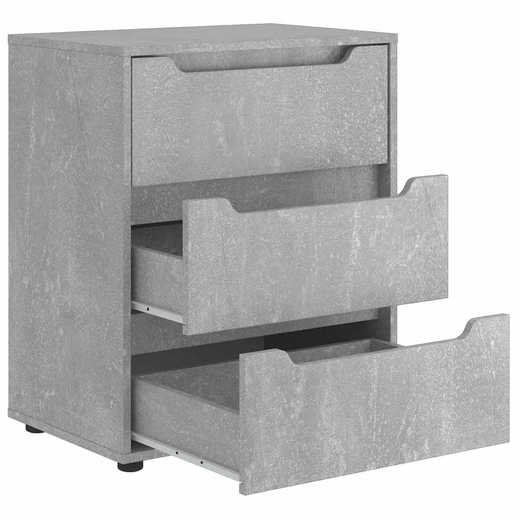 vidaXL Bufetă „VISNES” Gri beton 60x40x73 cm Lemn prelucrat vidaXL Bufetă „VISNES” Gri beton 60x40x73 cm Lemn prelucrat
