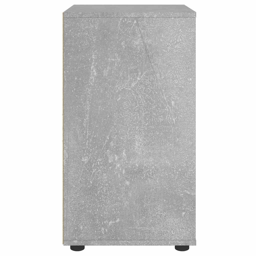 vidaXL Bufetă „VISNES” Gri beton 60x40x73 cm Lemn prelucrat vidaXL Bufetă „VISNES” Gri beton 60x40x73 cm Lemn prelucrat