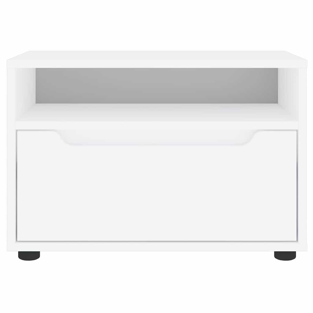 vidaXL Dulap TV "VISNES" alb 60x40x38 cm lemn de prelucrare