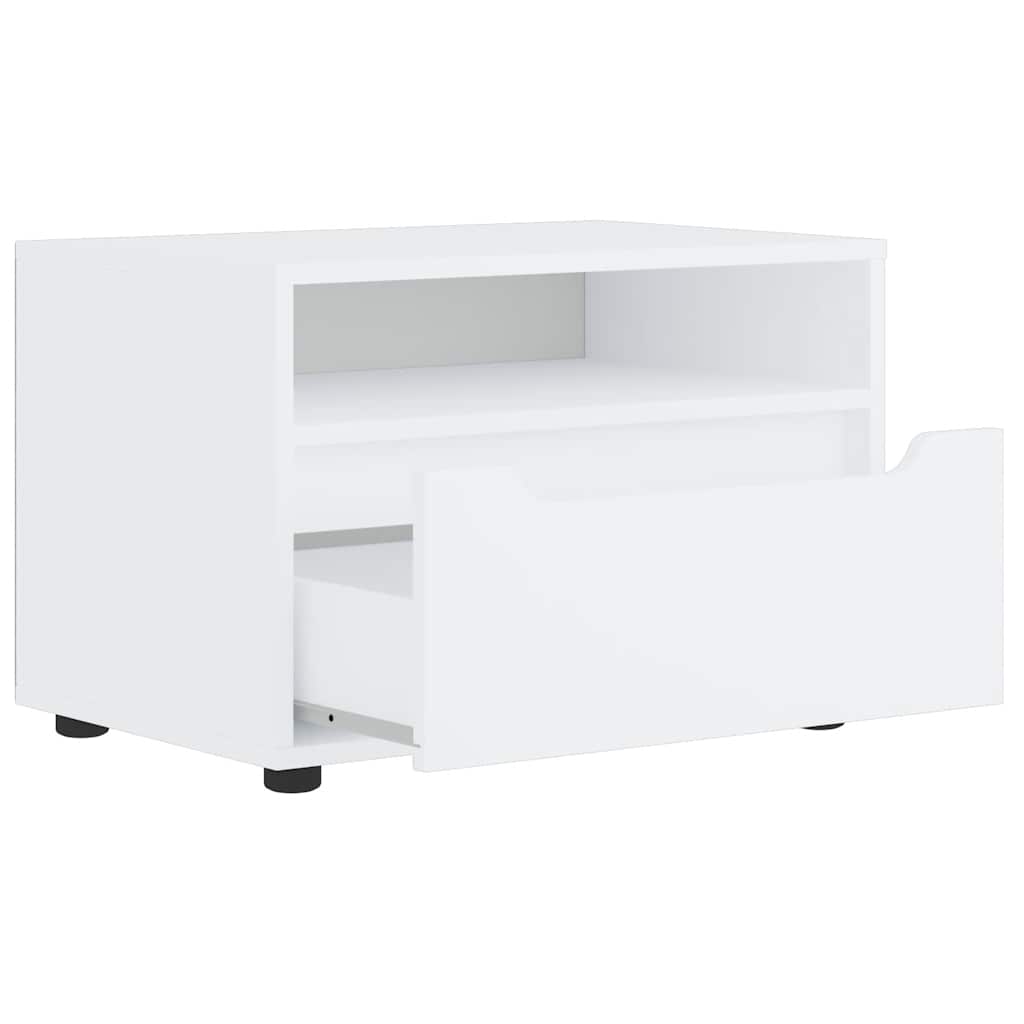 vidaXL Dulap TV "VISNES" alb 60x40x38 cm lemn de prelucrare