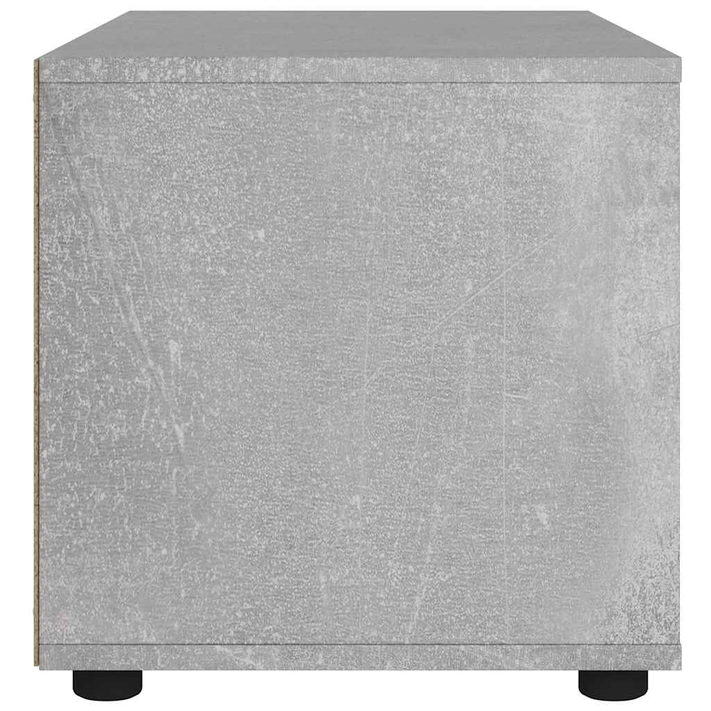 vidaXL Dulap TV "VISNES" Beton Gri 100x40x38 cm Lemn prelucrat