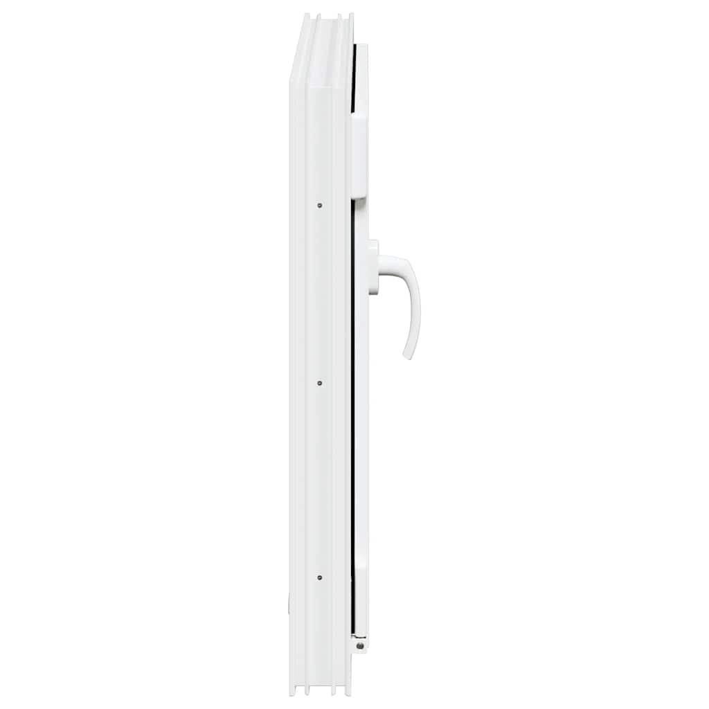 vidaXL Fereastră de subsol „RISOR” 50x50 cm oscilo-batantă DIN stânga, albă