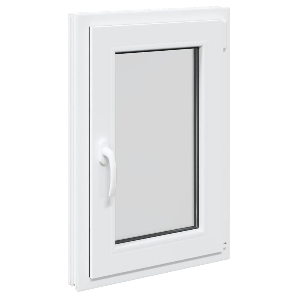 vidaXL Fereastră de subsol „RISOR” 50x75 cm oscilo-batantă DIN dreapta, albă vidaXL Fereastră de subsol „RISOR” 50x75 cm oscilo-batantă DIN dreapta, albă