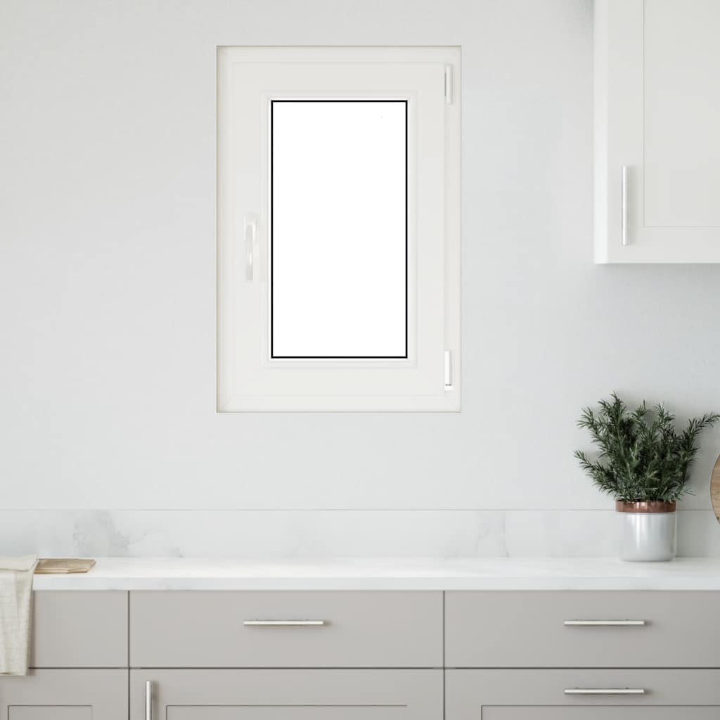 vidaXL Fereastră de subsol „RISOR” 50x75 cm oscilo-batantă DIN dreapta, albă vidaXL Fereastră de subsol „RISOR” 50x75 cm oscilo-batantă DIN dreapta, albă