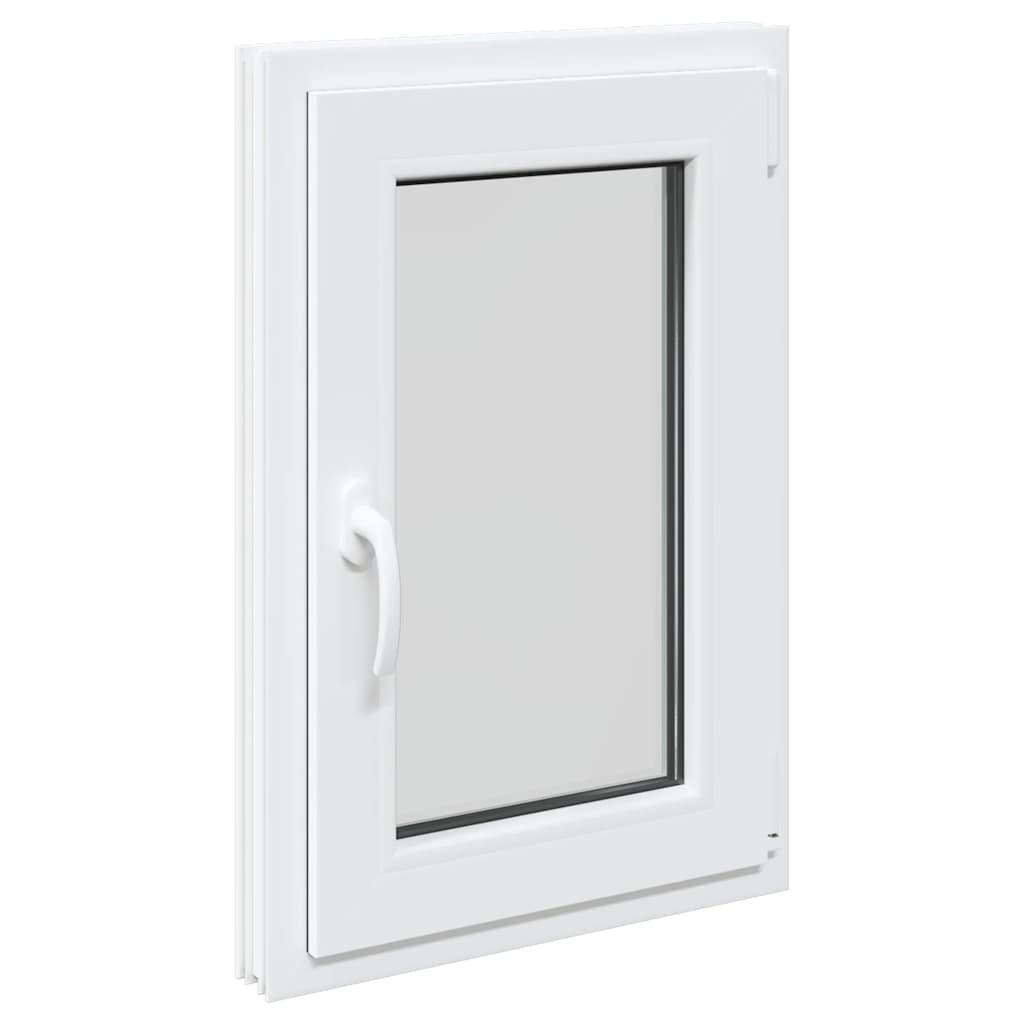 vidaXL Fereastră de subsol „RISOR” 50x75 cm oscilo-batantă DIN stânga, albă vidaXL Fereastră de subsol „RISOR” 50x75 cm oscilo-batantă DIN stânga, albă