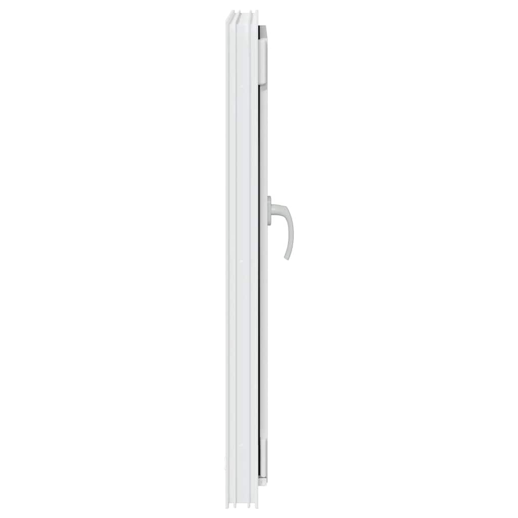 vidaXL Fereastra de subsol „RISOR” 60x80 cm Rabatabil DIN Stânga Alb