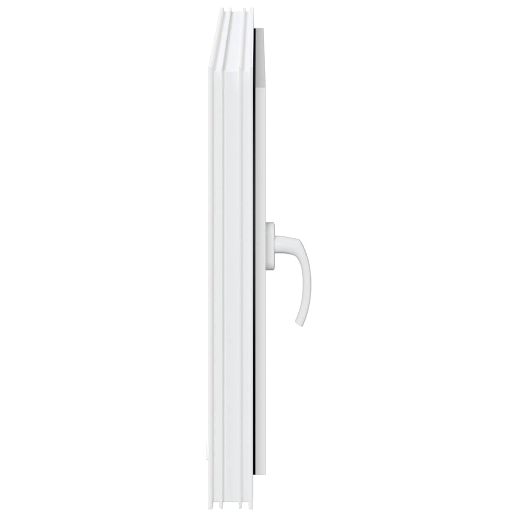 vidaXL Fereastră de subsol „RISOR” 80x50 cm oscilo-batantă DIN dreapta, albă