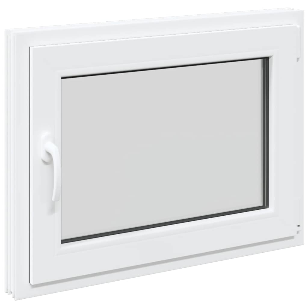 vidaXL Fereastra de subsol „RISOR” 80x60 cm Pt&Turn DIN Dreapta Alb vidaXL Fereastra de subsol „RISOR” 80x60 cm Pt&Turn DIN Dreapta Alb