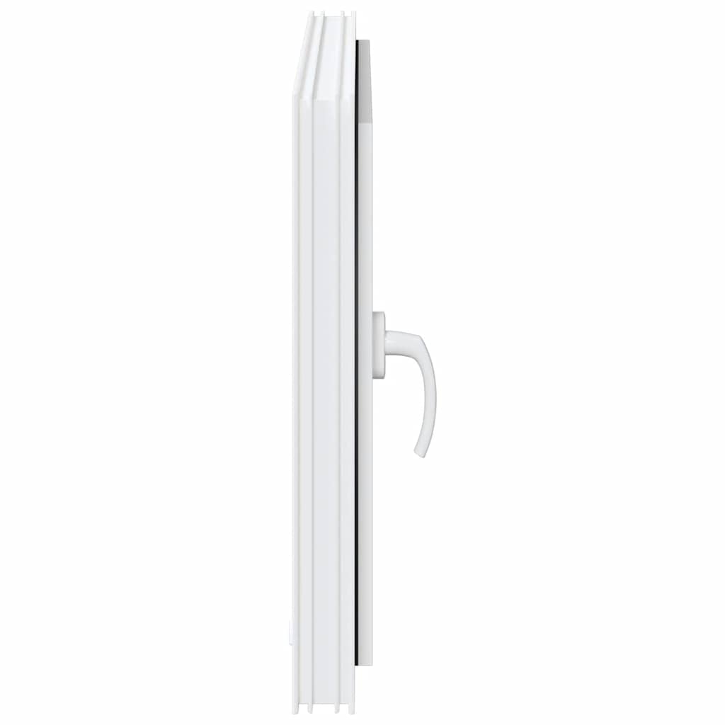 vidaXL Fereastra de subsol „RISOR” 80x60 cm Pt&Turn DIN Dreapta Alb vidaXL Fereastra de subsol „RISOR” 80x60 cm Pt&Turn DIN Dreapta Alb