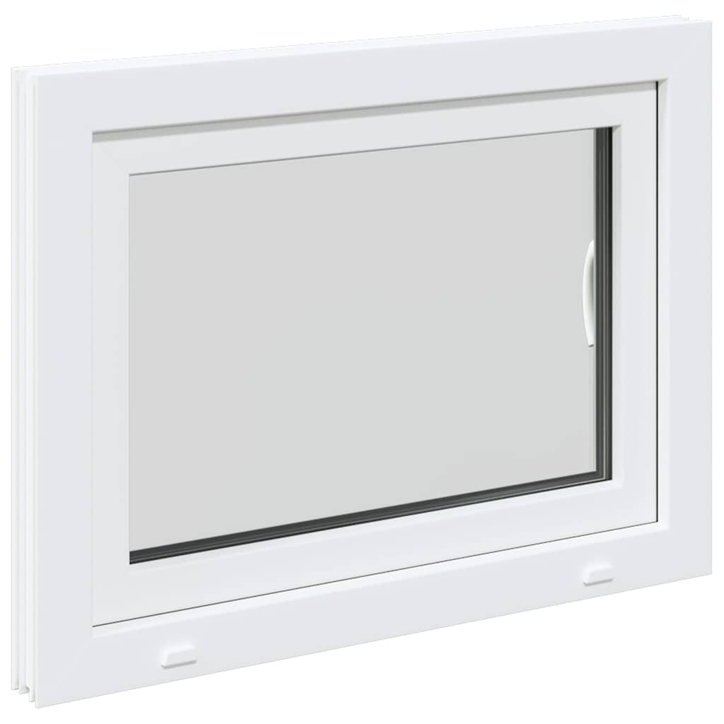 vidaXL Fereastra de subsol „RISOR” 80x60 cm Pt&Turn DIN Dreapta Alb vidaXL Fereastra de subsol „RISOR” 80x60 cm Pt&Turn DIN Dreapta Alb
