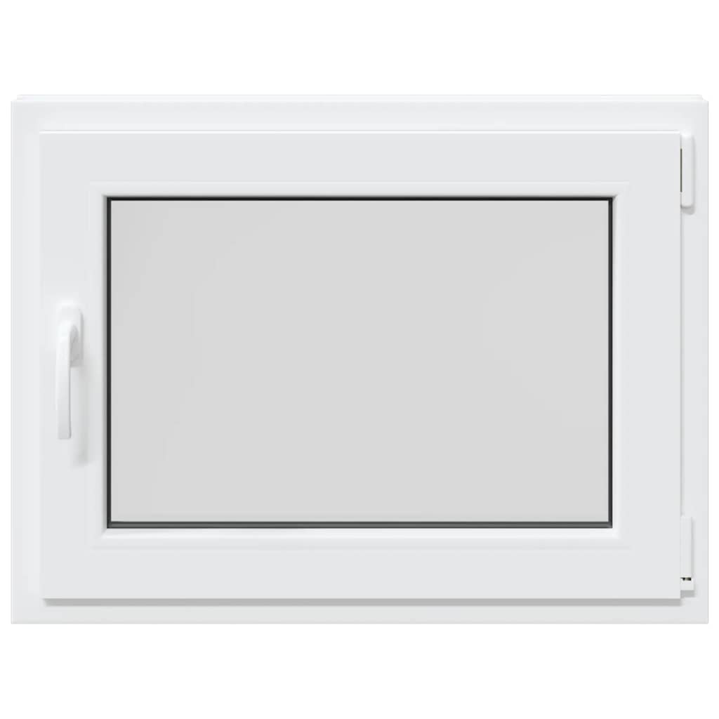 vidaXL Fereastră de subsol „RISOR” 80x70 cm oscilo-batantă DIN dreapta, albă vidaXL Fereastră de subsol „RISOR” 80x70 cm oscilo-batantă DIN dreapta, albă
