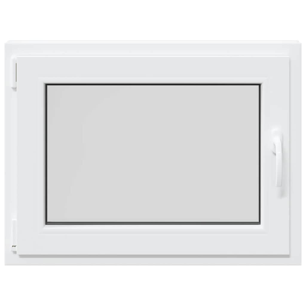 vidaXL Fereastră de subsol „RISOR” 80x70 cm oscilo-batantă DIN stânga, albă vidaXL Fereastră de subsol „RISOR” 80x70 cm oscilo-batantă DIN stânga, albă