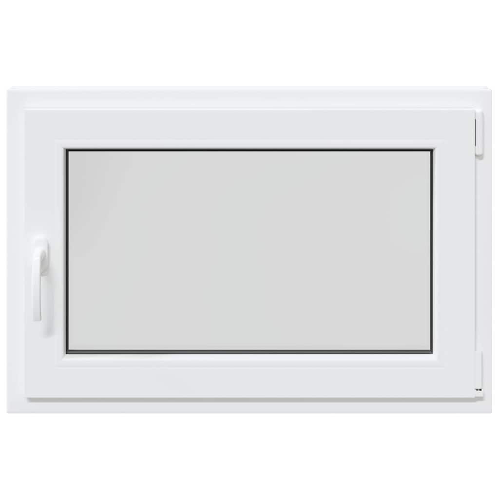 vidaXL Fereastră de subsol „RISOR” 90x50 cm oscilo-batantă DIN dreapta, albă