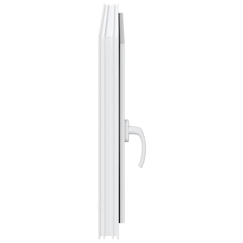vidaXL Fereastră de subsol „RISOR” 90x50 cm oscilo-batantă DIN dreapta, albă