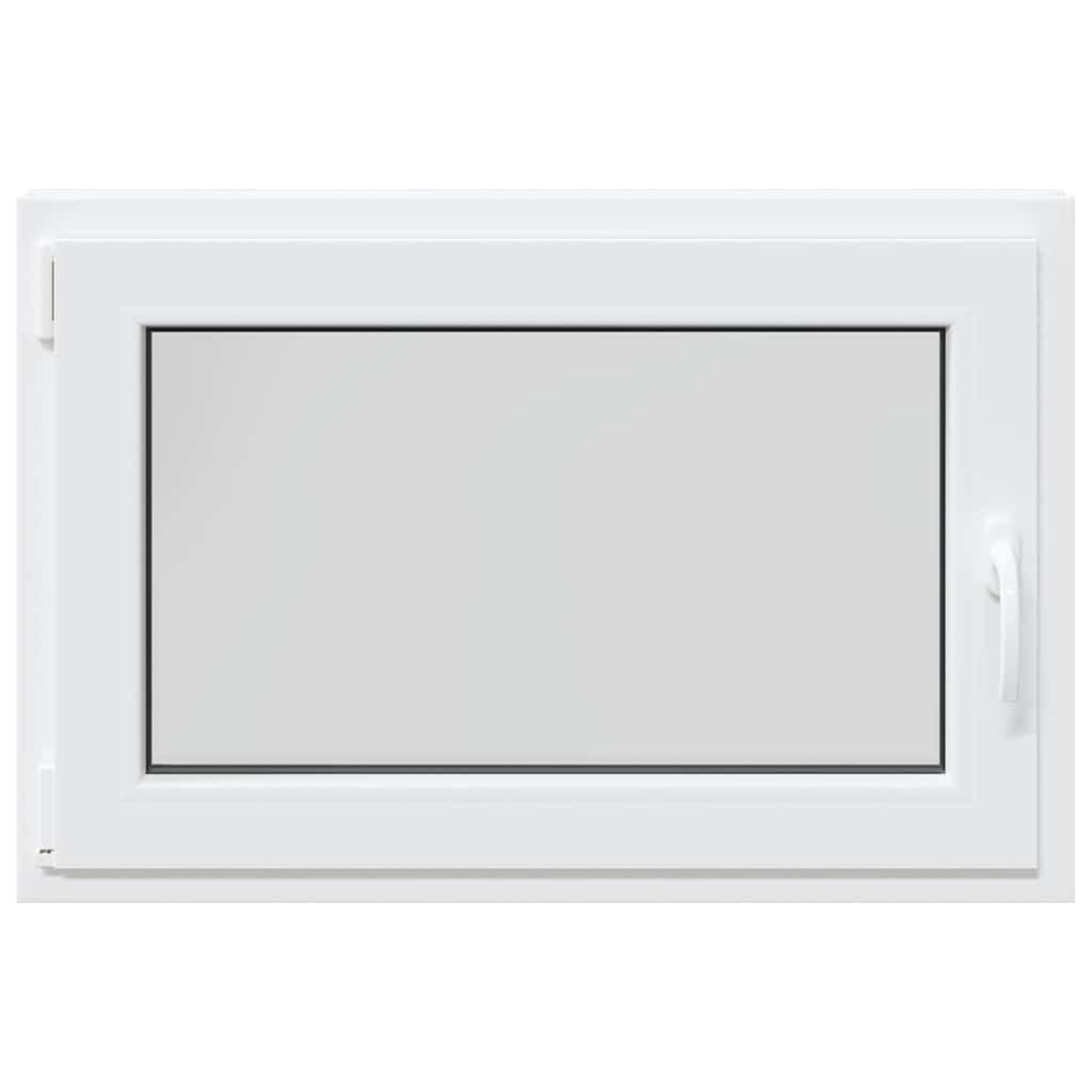 vidaXL Fereastră de subsol „RISOR” 90x50 cm oscilo-batantă DIN stânga, albă vidaXL Fereastră de subsol „RISOR” 90x50 cm oscilo-batantă DIN stânga, albă