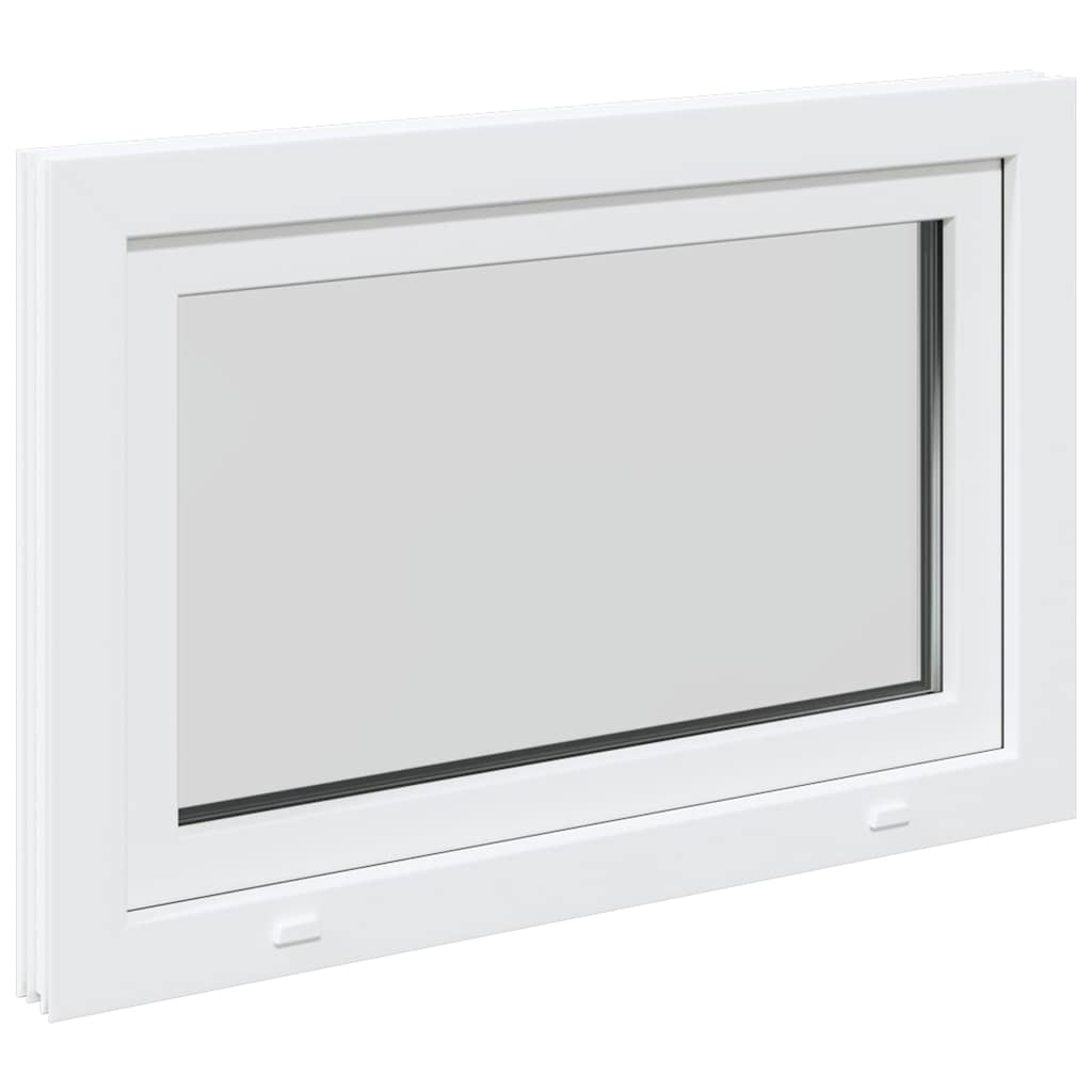 vidaXL Fereastră de subsol „RISOR” 90x50 cm oscilo-batantă DIN stânga, albă vidaXL Fereastră de subsol „RISOR” 90x50 cm oscilo-batantă DIN stânga, albă