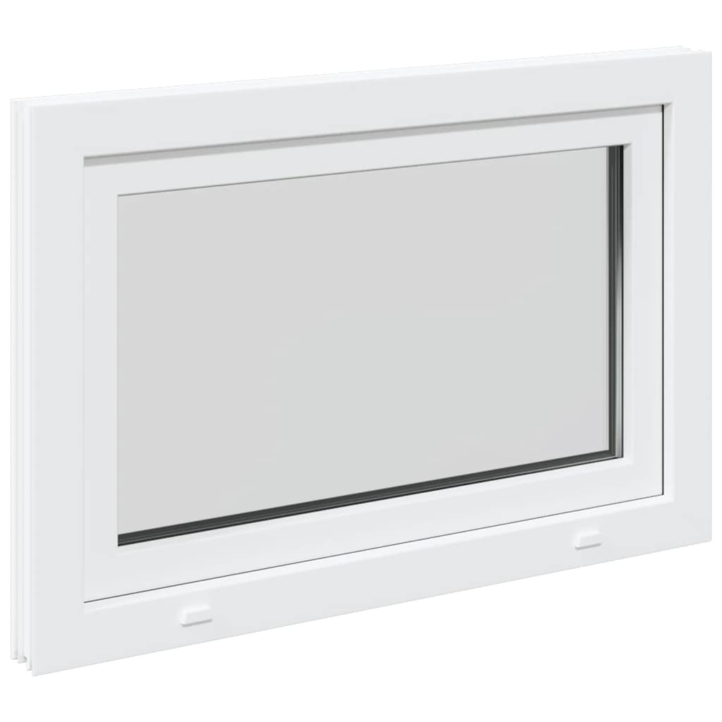 vidaXL Fereastră de subsol „RISOR” 90x70 cm oscilo-batantă DIN stânga, albă vidaXL Fereastră de subsol „RISOR” 90x70 cm oscilo-batantă DIN stânga, albă