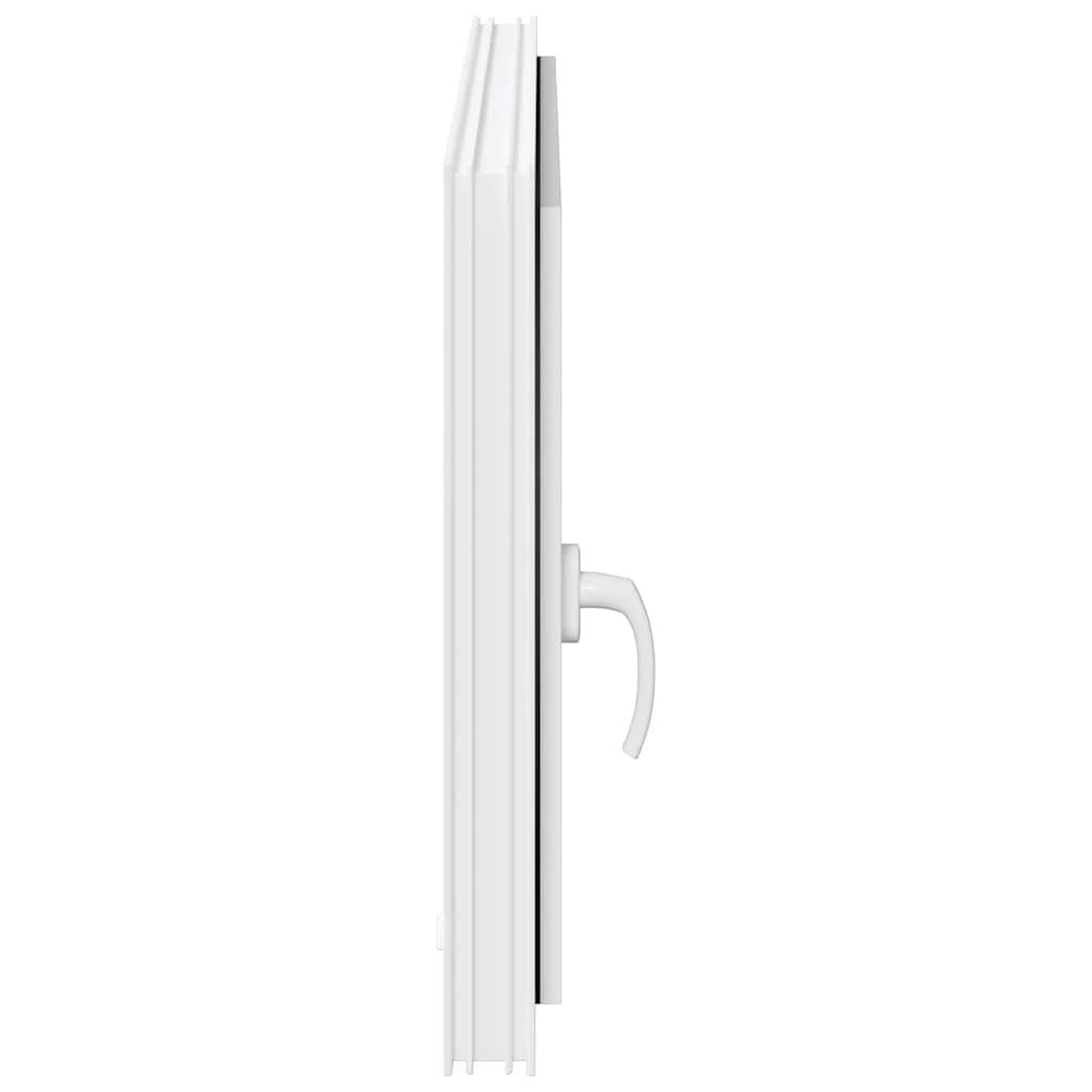 vidaXL Fereastră de subsol „RISOR” 100x60 cm oscilo-batantă DIN dreapta, albă