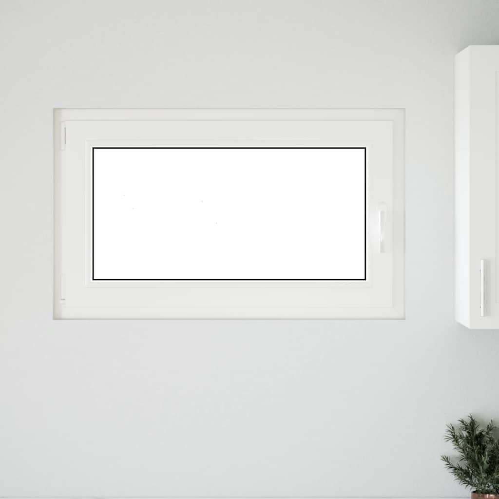 vidaXL Fereastra de subsol „RISOR” 100x60 cm Rabatabil DIN Stânga Alb vidaXL Fereastra de subsol „RISOR” 100x60 cm Rabatabil DIN Stânga Alb