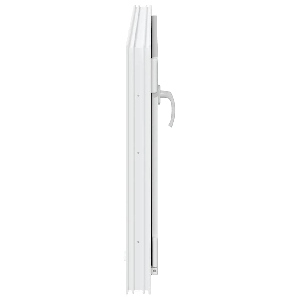 vidaXL Fereastra de subsol „RISOR” 100x60 cm Rabatabil DIN Stânga Alb vidaXL Fereastra de subsol „RISOR” 100x60 cm Rabatabil DIN Stânga Alb