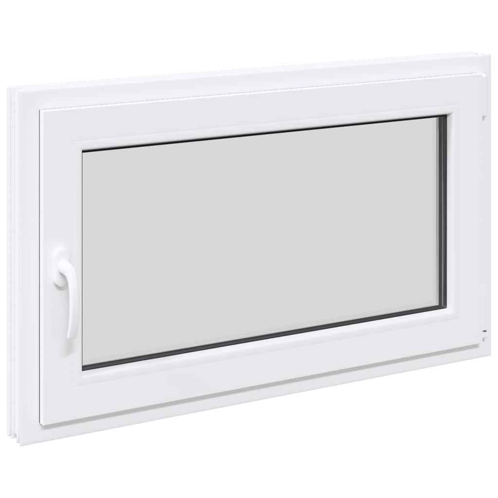 vidaXL Fereastră de subsol „RISOR” 100x70 cm oscilo-batantă DIN dreapta, albă vidaXL Fereastră de subsol „RISOR” 100x70 cm oscilo-batantă DIN dreapta, albă