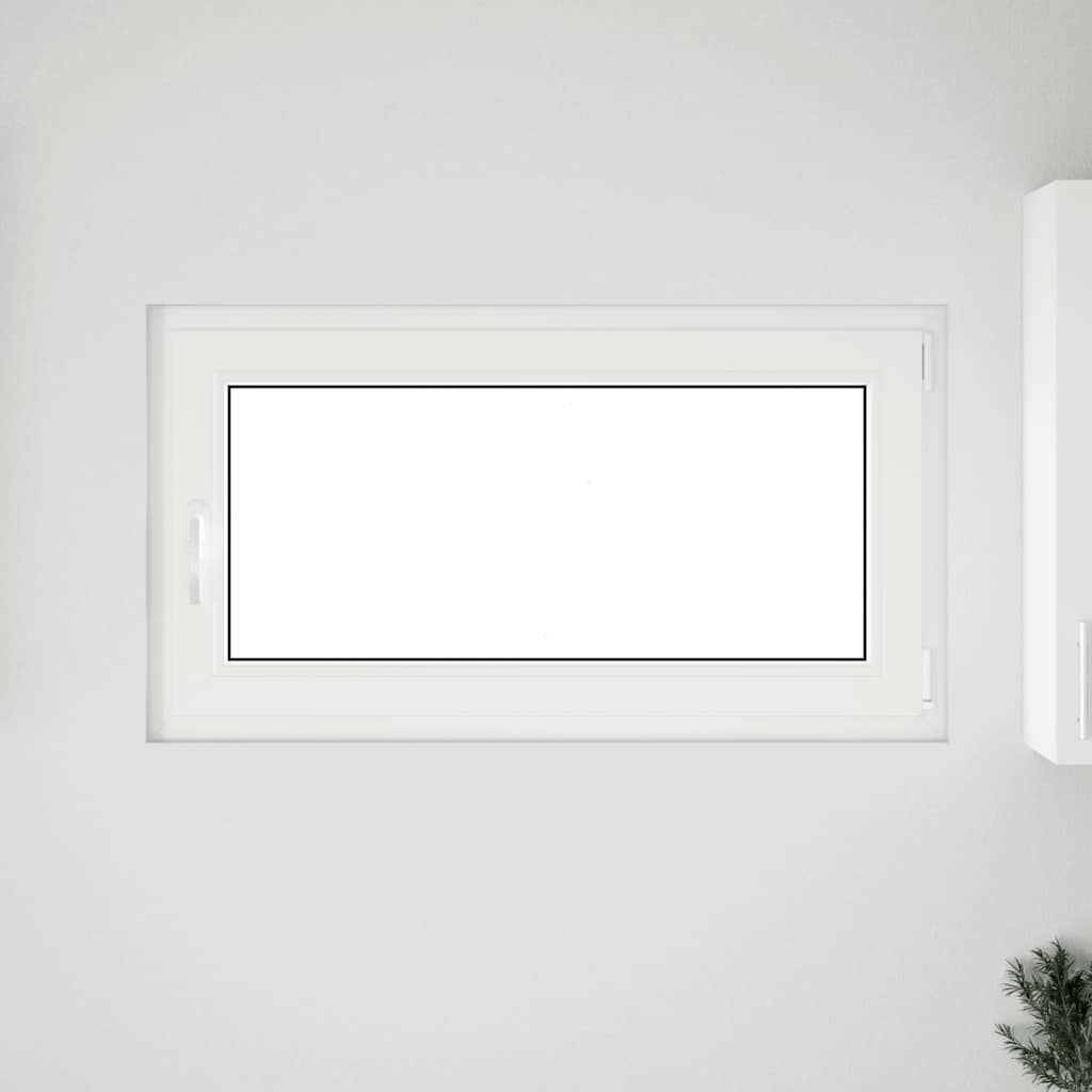 vidaXL Fereastră de subsol RISOR 110x50 cm Pt&Turn DIN dreapta alb vidaXL Fereastră de subsol RISOR 110x50 cm Pt&Turn DIN dreapta alb