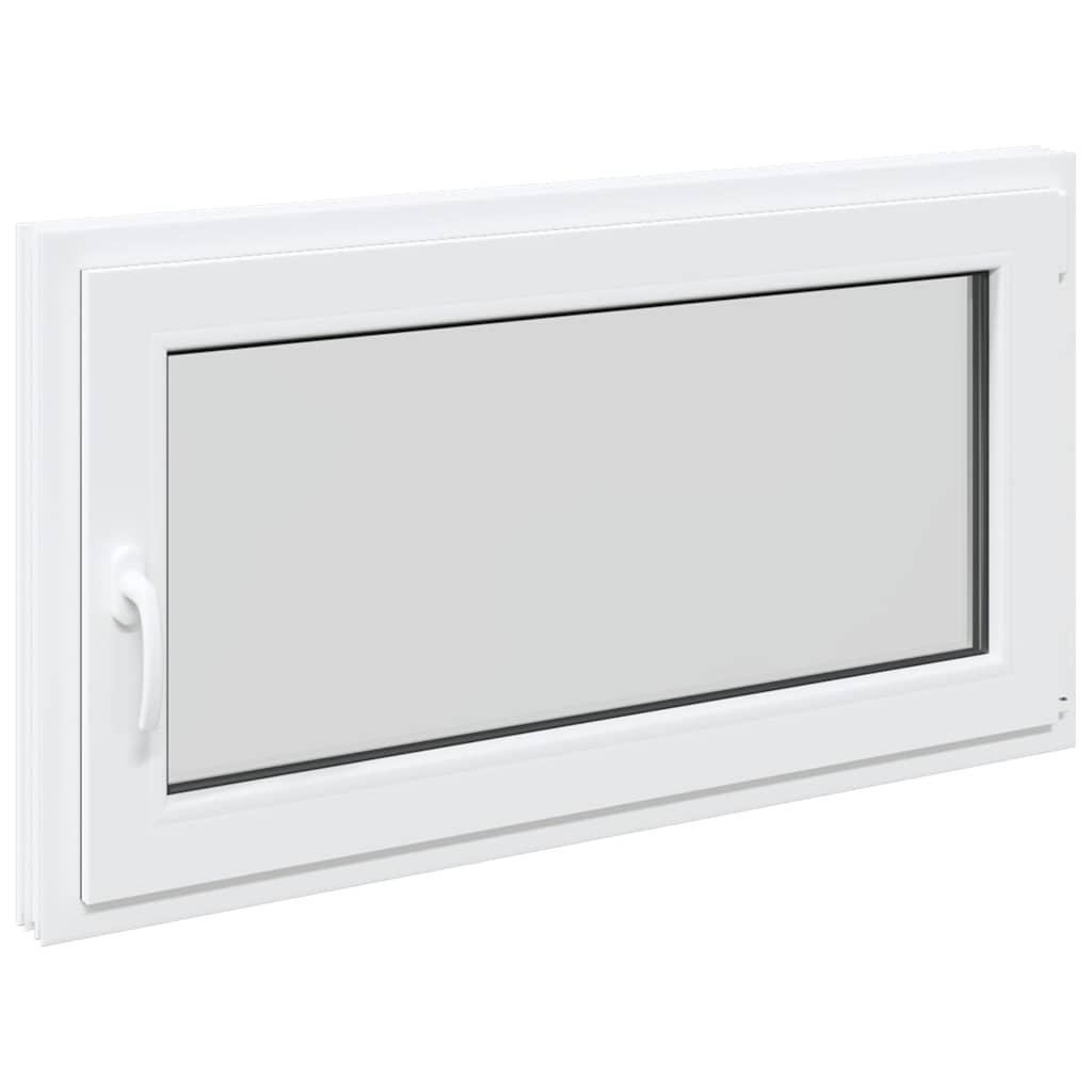 vidaXL Fereastră de subsol RISOR 110x50 cm Pt&Turn DIN dreapta alb vidaXL Fereastră de subsol RISOR 110x50 cm Pt&Turn DIN dreapta alb