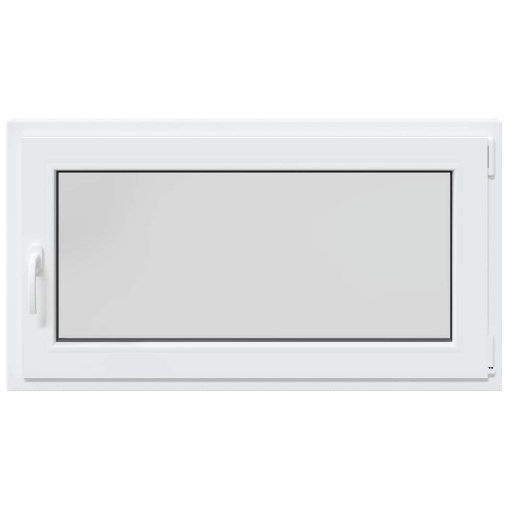 vidaXL Fereastră de subsol RISOR 110x50 cm Pt&Turn DIN dreapta alb vidaXL Fereastră de subsol RISOR 110x50 cm Pt&Turn DIN dreapta alb