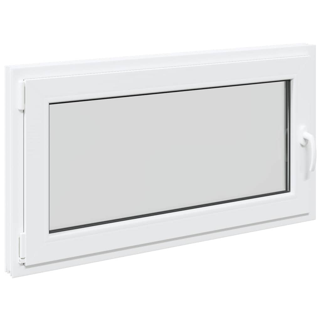 vidaXL Fereastra de subsol RISOR 110x50 cm Pt&Turn DIN stânga alb vidaXL Fereastra de subsol RISOR 110x50 cm Pt&Turn DIN stânga alb