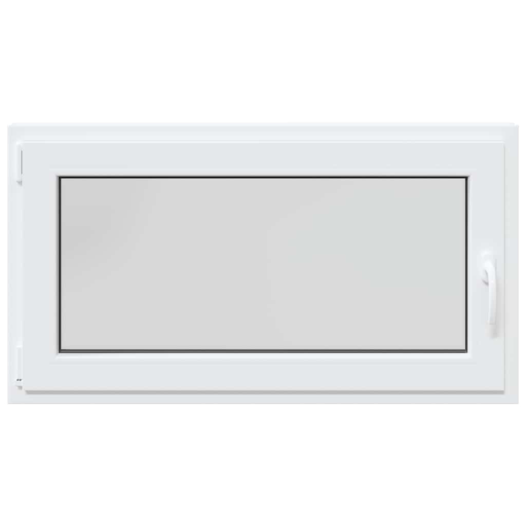 vidaXL Fereastra de subsol RISOR 110x50 cm Pt&Turn DIN stânga alb vidaXL Fereastra de subsol RISOR 110x50 cm Pt&Turn DIN stânga alb