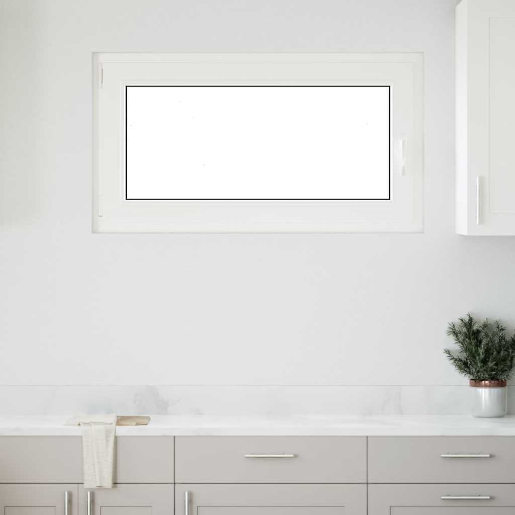 vidaXL Fereastra de subsol RISOR 110x60 cm Pt&Turn DIN stânga alb vidaXL Fereastra de subsol RISOR 110x60 cm Pt&Turn DIN stânga alb