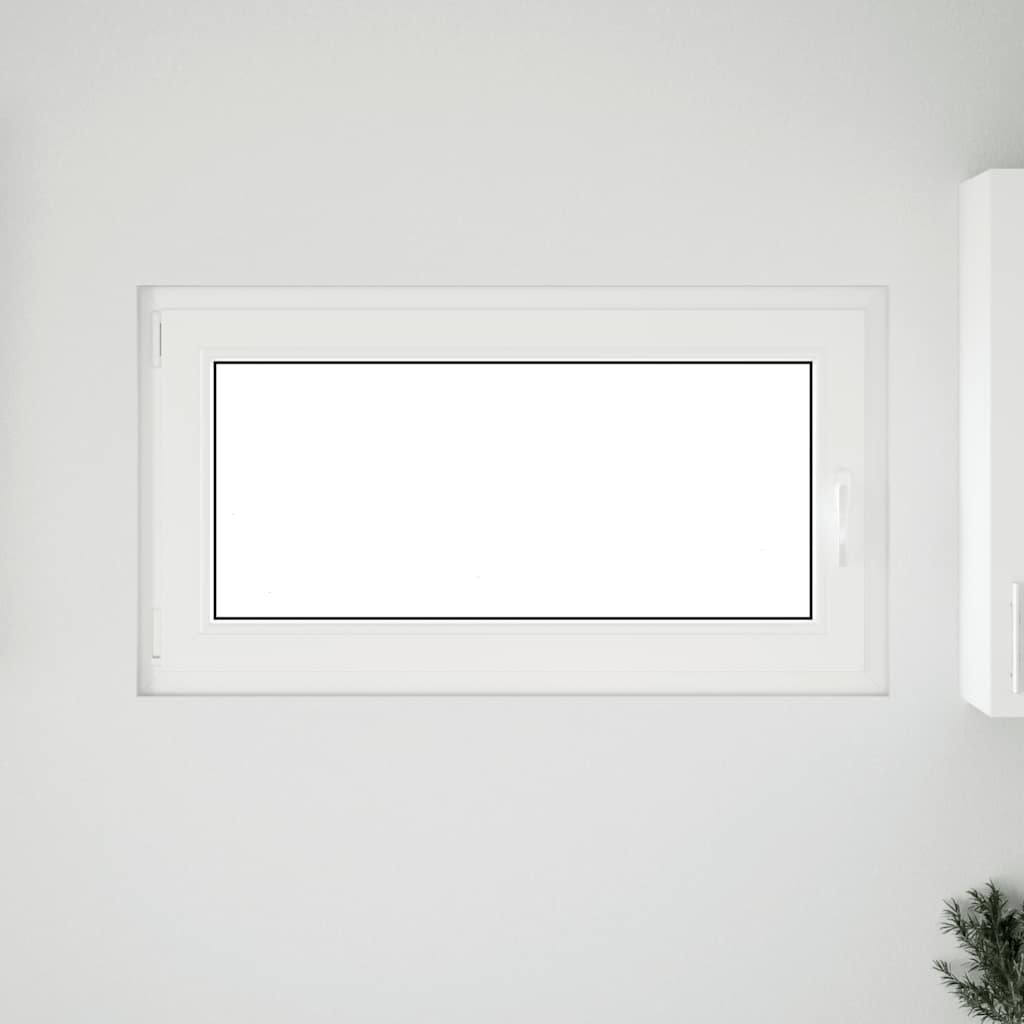 vidaXL Fereastră de subsol „RISOR” 110x70 cm oscilo-batantă DIN stânga, albă vidaXL Fereastră de subsol „RISOR” 110x70 cm oscilo-batantă DIN stânga, albă