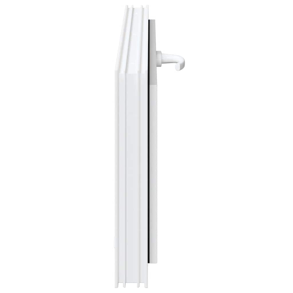 vidaXL Fereastră de subsol RISOR 100x40 cm înclinat 2 geam alb vidaXL Fereastră de subsol RISOR 100x40 cm înclinat 2 geam alb