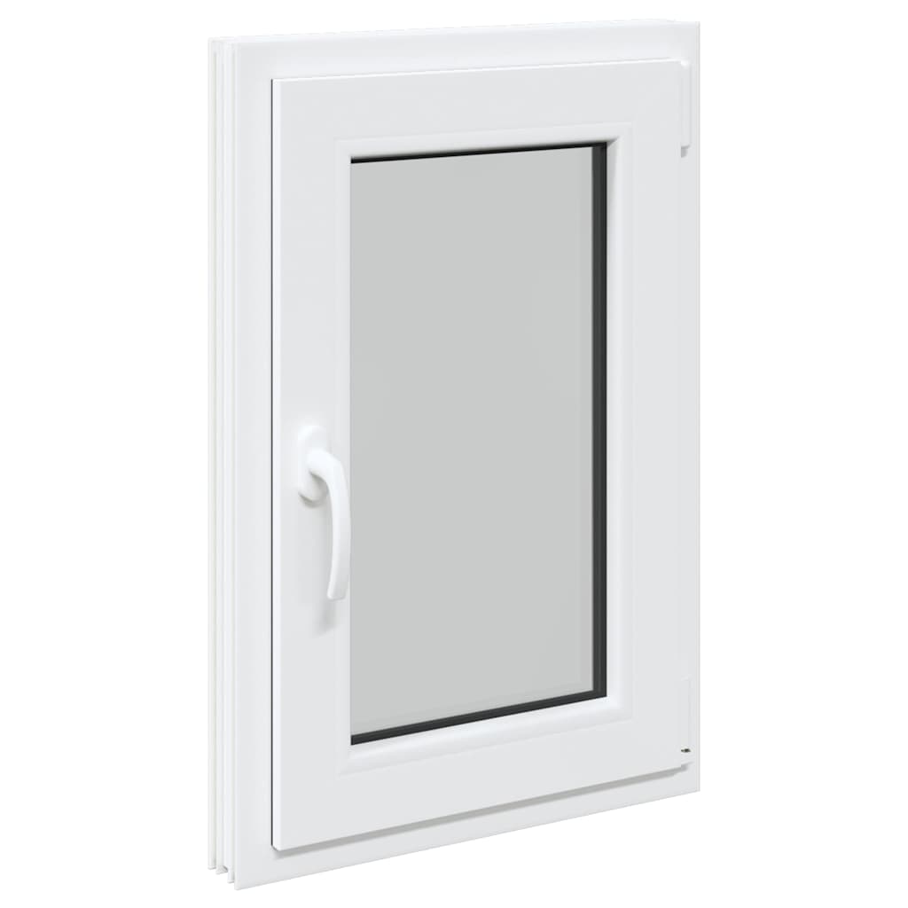 vidaXL Fereastră de subsol „RISOR” 50x75 cm oscilo-batantă DIN dreapta, albă vidaXL Fereastră de subsol „RISOR” 50x75 cm oscilo-batantă DIN dreapta, albă