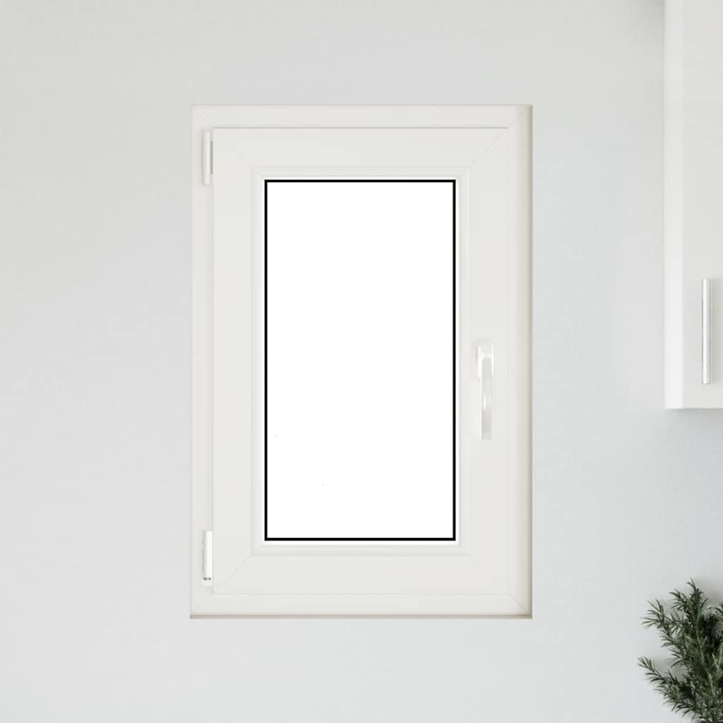 vidaXL Fereastră de subsol „RISOR” 50x75 cm oscilo-batantă DIN stânga, albă vidaXL Fereastră de subsol „RISOR” 50x75 cm oscilo-batantă DIN stânga, albă