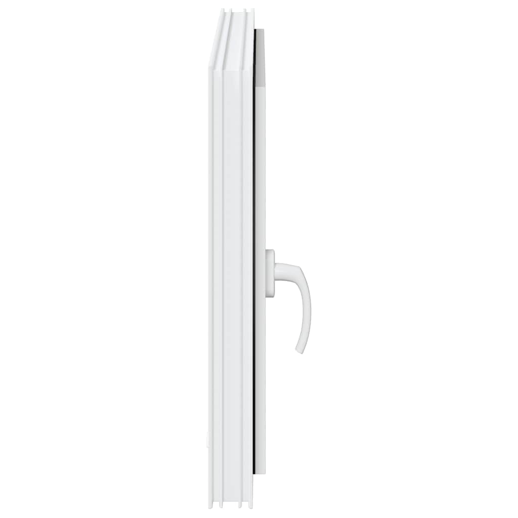 vidaXL Fereastră de subsol „RISOR” 80x50 cm oscilo-batantă DIN dreapta, albă