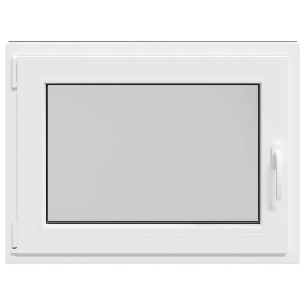 vidaXL Fereastră de subsol „RISOR” 80x50 cm oscilo-batantă DIN stânga, albă vidaXL Fereastră de subsol „RISOR” 80x50 cm oscilo-batantă DIN stânga, albă