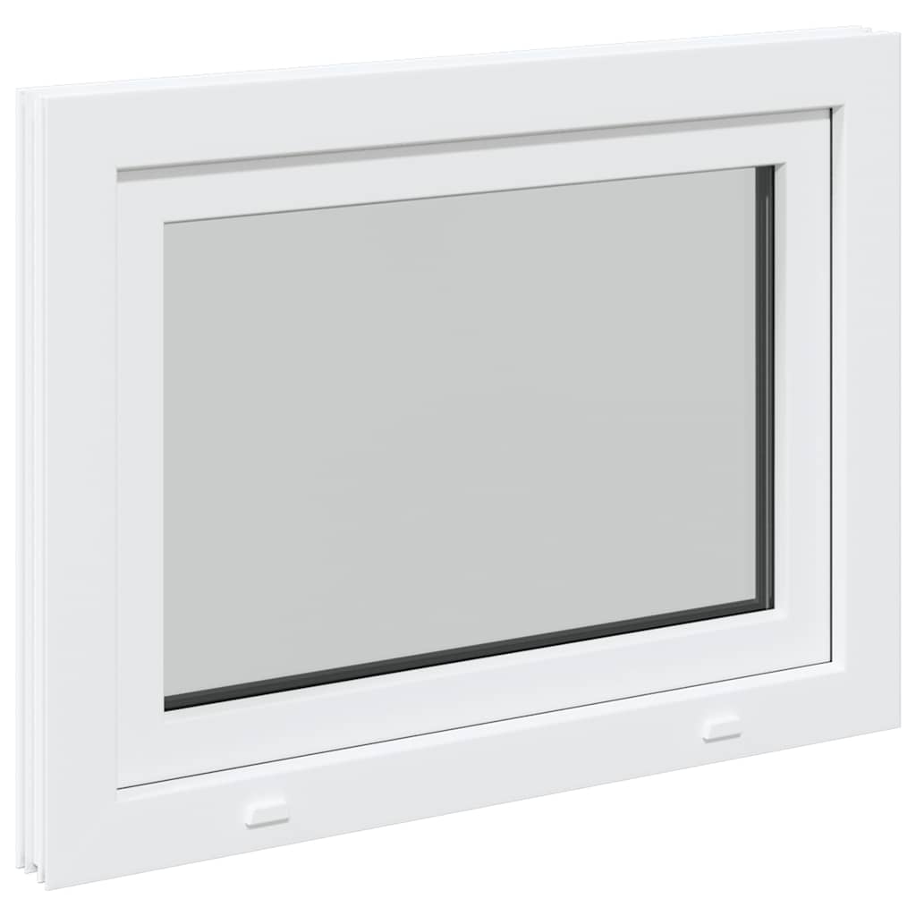 vidaXL Fereastră de subsol „RISOR” 80x70 cm oscilo-batantă DIN dreapta, albă vidaXL Fereastră de subsol „RISOR” 80x70 cm oscilo-batantă DIN dreapta, albă