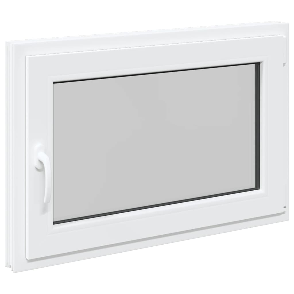 vidaXL Fereastră de subsol „RISOR” 90x50 cm oscilo-batantă DIN dreapta, albă vidaXL Fereastră de subsol „RISOR” 90x50 cm oscilo-batantă DIN dreapta, albă