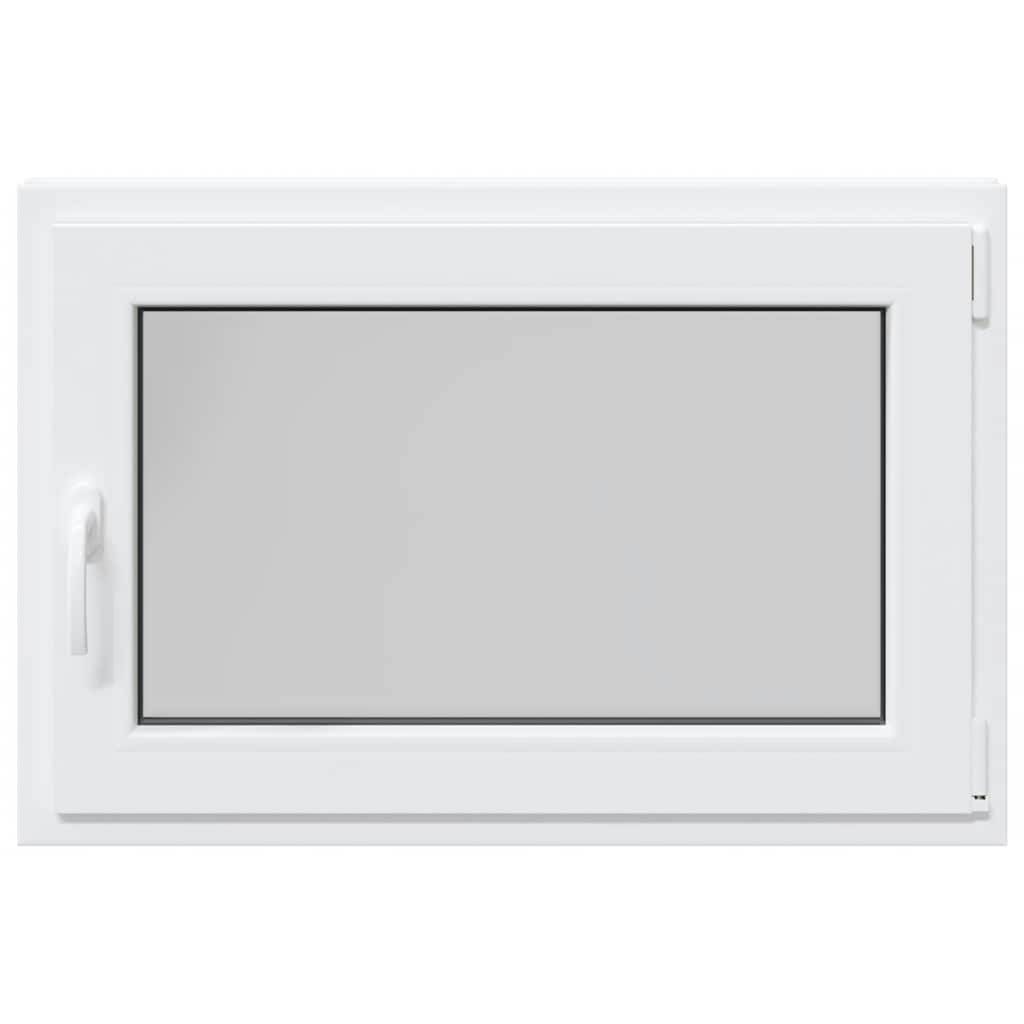 vidaXL Fereastră de subsol „RISOR” 90x50 cm oscilo-batantă DIN dreapta, albă vidaXL Fereastră de subsol „RISOR” 90x50 cm oscilo-batantă DIN dreapta, albă