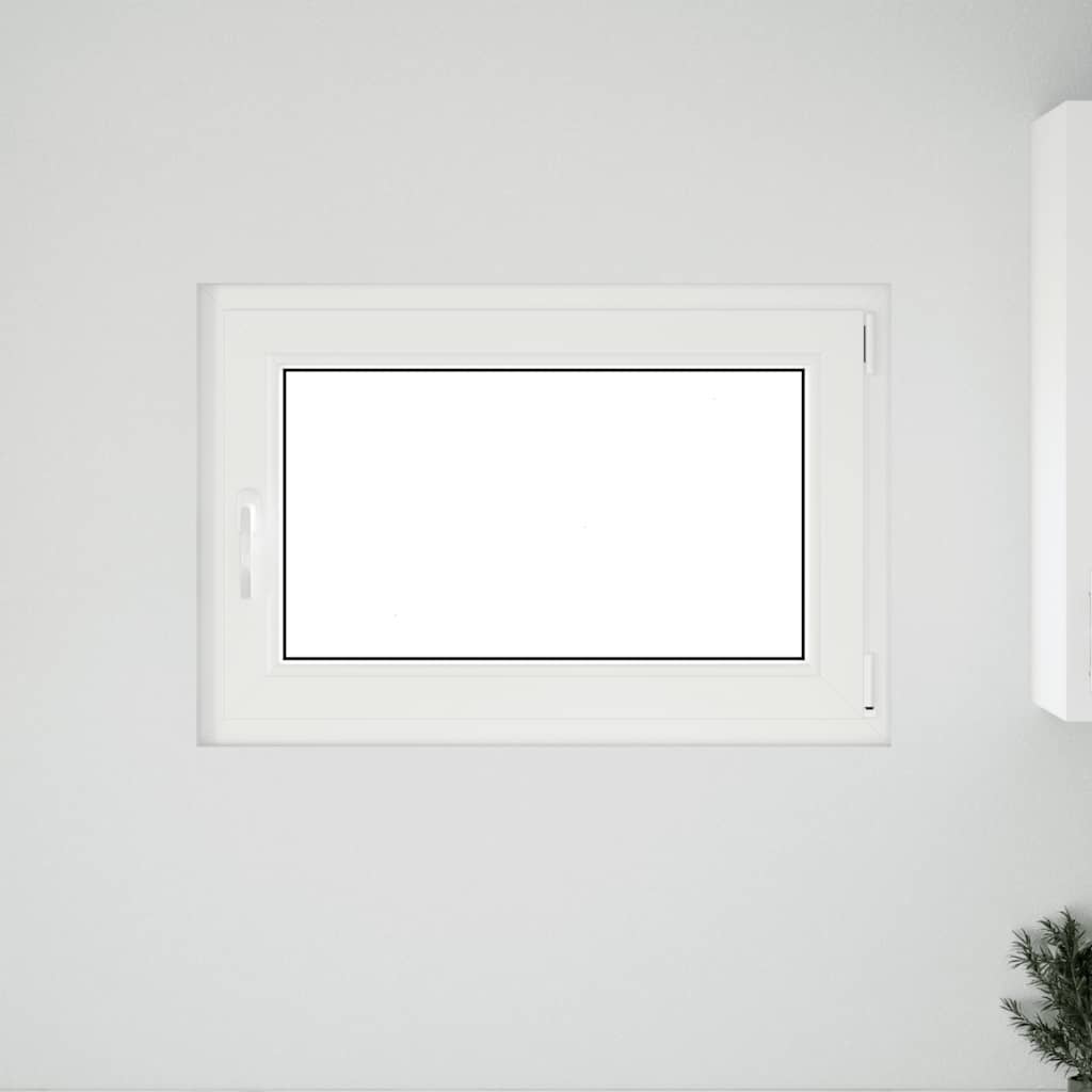 vidaXL Fereastra de subsol „RISOR” 90x60 cm Ptrn DIN Dreapta Alb vidaXL Fereastra de subsol „RISOR” 90x60 cm Ptrn DIN Dreapta Alb