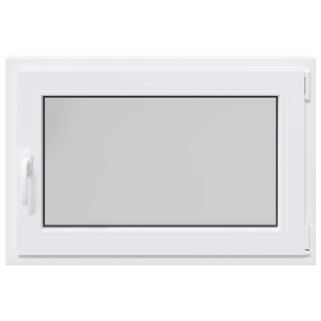 vidaXL Fereastră de subsol „RISOR” 90x70 cm oscilo-batantă DIN dreapta, albă