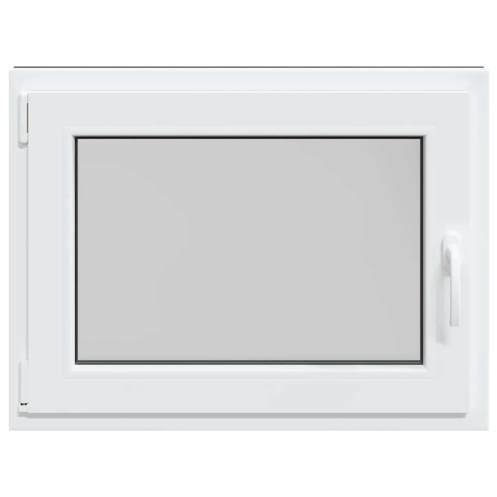 vidaXL Fereastră de subsol „RISOR” 90x70 cm oscilo-batantă DIN stânga, albă vidaXL Fereastră de subsol „RISOR” 90x70 cm oscilo-batantă DIN stânga, albă