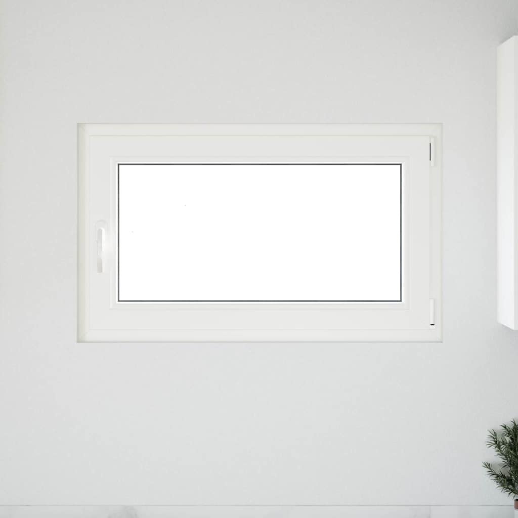 vidaXL Fereastră de subsol „RISOR” 100x50 cm oscilo-batantă DIN dreapta, albă vidaXL Fereastră de subsol „RISOR” 100x50 cm oscilo-batantă DIN dreapta, albă