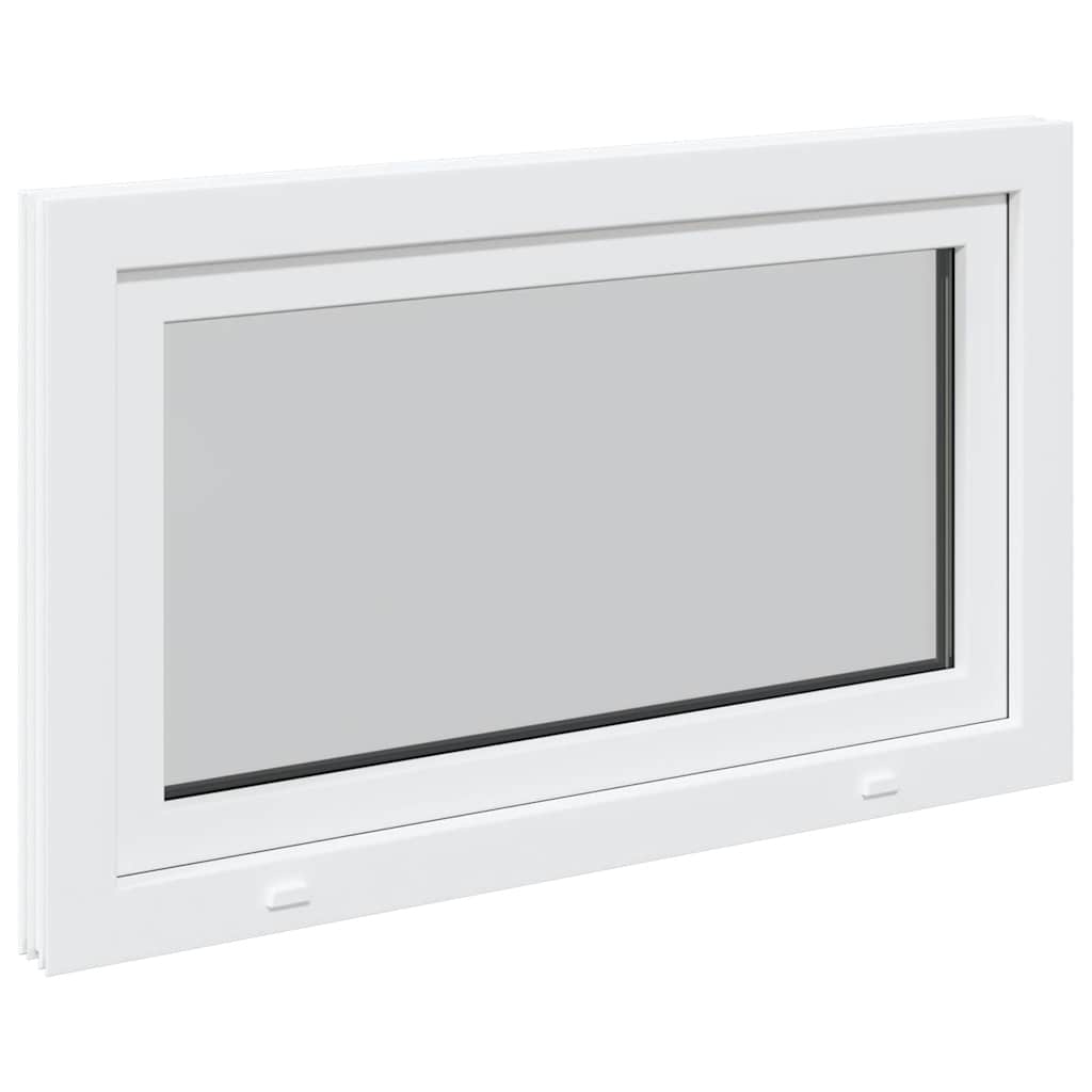 vidaXL Fereastră de subsol „RISOR” 100x50 cm oscilo-batantă DIN dreapta, albă vidaXL Fereastră de subsol „RISOR” 100x50 cm oscilo-batantă DIN dreapta, albă